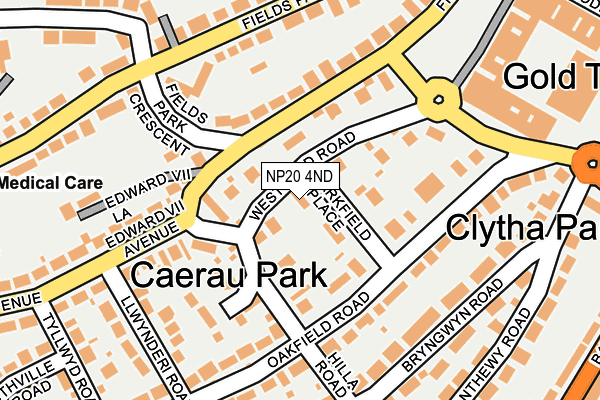 NP20 4ND map - OS OpenMap – Local (Ordnance Survey) NP20 4ND map - OS OpenMap – Local (Ordnance Survey)
