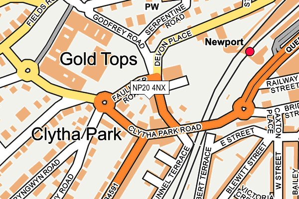 NP20 4NX map - OS OpenMap – Local (Ordnance Survey) NP20 4NX map - OS OpenMap – Local (Ordnance Survey)