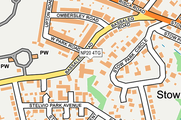 NP20 4TG map - OS OpenMap – Local (Ordnance Survey) NP20 4TG map - OS OpenMap – Local (Ordnance Survey)