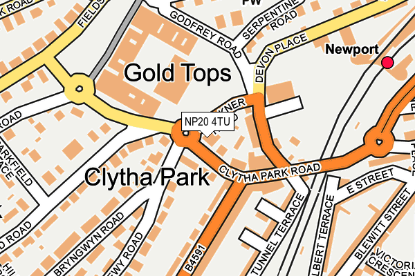 NP20 4TU map - OS OpenMap – Local (Ordnance Survey) NP20 4TU map - OS OpenMap – Local (Ordnance Survey)
