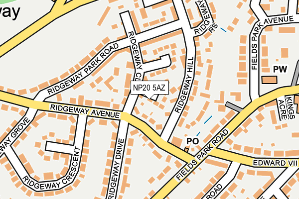 NP20 5AZ map - OS OpenMap – Local (Ordnance Survey) NP20 5AZ map - OS OpenMap – Local (Ordnance Survey)