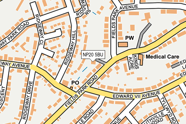 NP20 5BU map - OS OpenMap – Local (Ordnance Survey) NP20 5BU map - OS OpenMap – Local (Ordnance Survey)