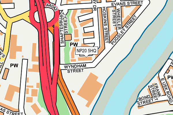 NP20 5HQ map - OS OpenMap – Local (Ordnance Survey) NP20 5HQ map - OS OpenMap – Local (Ordnance Survey)
