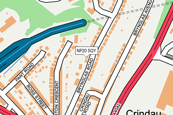 NP20 5QY map - OS OpenMap – Local (Ordnance Survey) NP20 5QY map - OS OpenMap – Local (Ordnance Survey)