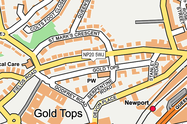 NP20 5WJ map - OS OpenMap – Local (Ordnance Survey) NP20 5WJ map - OS OpenMap – Local (Ordnance Survey)