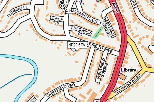 NP20 6FA map - OS OpenMap – Local (Ordnance Survey) NP20 6FA map - OS OpenMap – Local (Ordnance Survey)