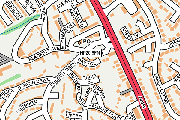 NP20 6FN map - OS OpenMap – Local (Ordnance Survey) NP20 6FN map - OS OpenMap – Local (Ordnance Survey)