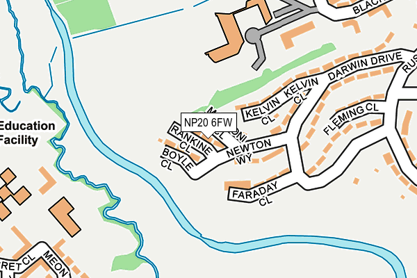 NP20 6FW map - OS OpenMap – Local (Ordnance Survey) NP20 6FW map - OS OpenMap – Local (Ordnance Survey)