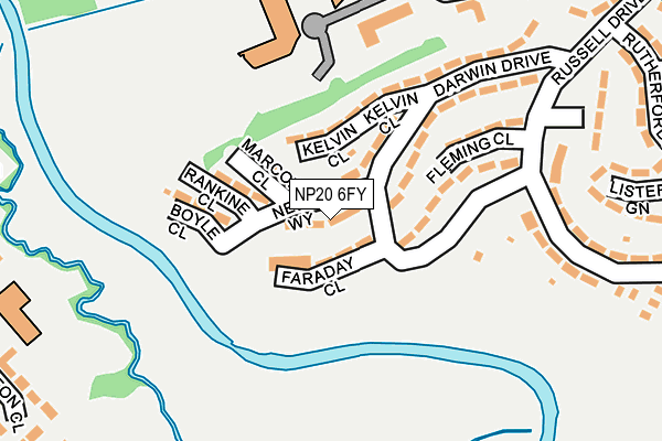 NP20 6FY map - OS OpenMap – Local (Ordnance Survey) NP20 6FY map - OS OpenMap – Local (Ordnance Survey)