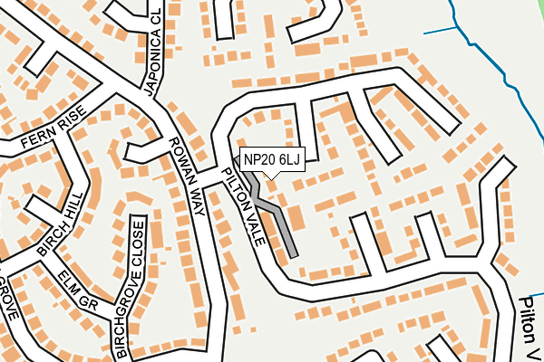 NP20 6LJ map - OS OpenMap – Local (Ordnance Survey) NP20 6LJ map - OS OpenMap – Local (Ordnance Survey)