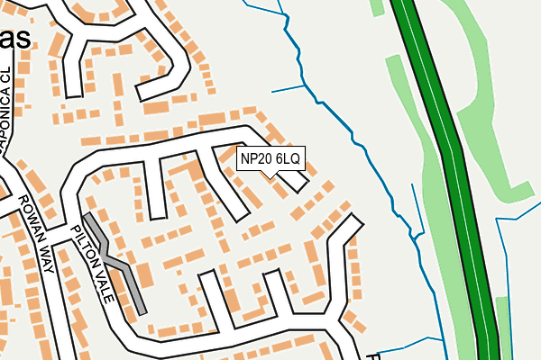 NP20 6LQ map - OS OpenMap – Local (Ordnance Survey) NP20 6LQ map - OS OpenMap – Local (Ordnance Survey)