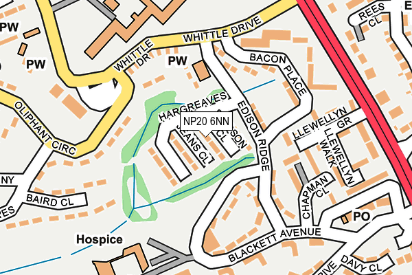 NP20 6NN map - OS OpenMap – Local (Ordnance Survey) NP20 6NN map - OS OpenMap – Local (Ordnance Survey)