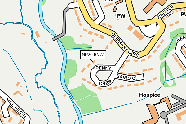 NP20 6NW map - OS OpenMap – Local (Ordnance Survey) NP20 6NW map - OS OpenMap – Local (Ordnance Survey)