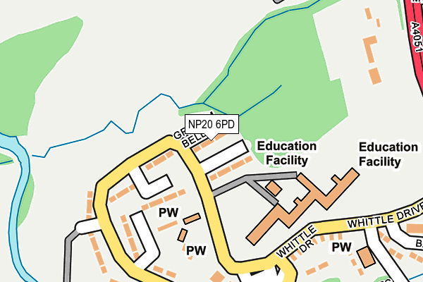 NP20 6PD map - OS OpenMap – Local (Ordnance Survey) NP20 6PD map - OS OpenMap – Local (Ordnance Survey)
