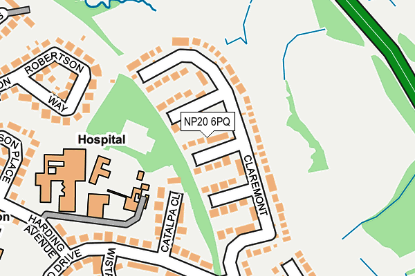NP20 6PQ map - OS OpenMap – Local (Ordnance Survey) NP20 6PQ map - OS OpenMap – Local (Ordnance Survey)