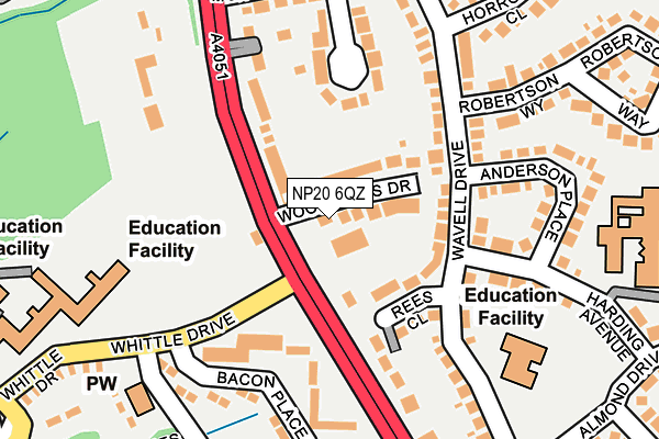 NP20 6QZ map - OS OpenMap – Local (Ordnance Survey) NP20 6QZ map - OS OpenMap – Local (Ordnance Survey)