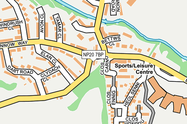 NP20 7BP map - OS OpenMap – Local (Ordnance Survey) NP20 7BP map - OS OpenMap – Local (Ordnance Survey)