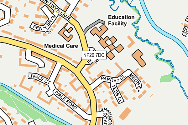 NP20 7DQ map - OS OpenMap – Local (Ordnance Survey) NP20 7DQ map - OS OpenMap – Local (Ordnance Survey)