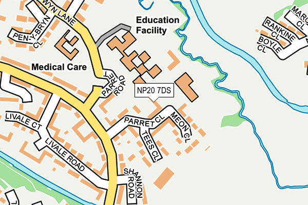 NP20 7DS map - OS OpenMap – Local (Ordnance Survey) NP20 7DS map - OS OpenMap – Local (Ordnance Survey)