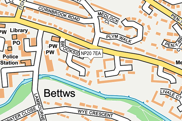 NP20 7EA map - OS OpenMap – Local (Ordnance Survey) NP20 7EA map - OS OpenMap – Local (Ordnance Survey)