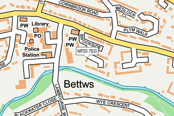 NP20 7EG map - OS OpenMap – Local (Ordnance Survey) NP20 7EG map - OS OpenMap – Local (Ordnance Survey)