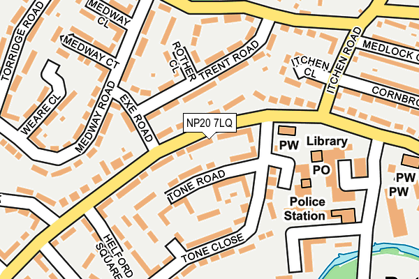 NP20 7LQ map - OS OpenMap – Local (Ordnance Survey) NP20 7LQ map - OS OpenMap – Local (Ordnance Survey)