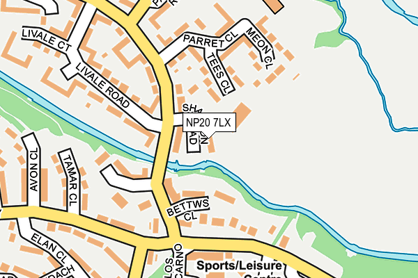 NP20 7LX map - OS OpenMap – Local (Ordnance Survey) NP20 7LX map - OS OpenMap – Local (Ordnance Survey)