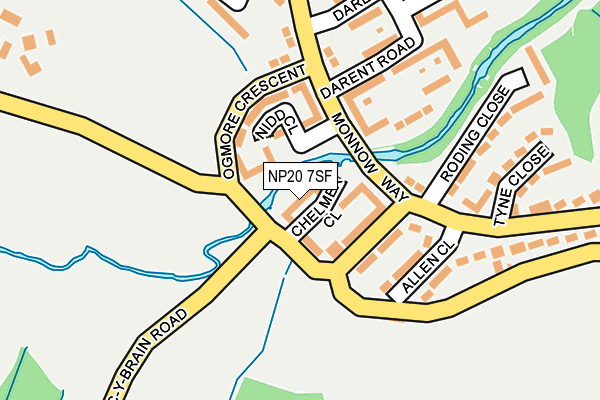 NP20 7SF map - OS OpenMap – Local (Ordnance Survey) NP20 7SF map - OS OpenMap – Local (Ordnance Survey)