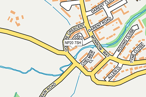 NP20 7SH map - OS OpenMap – Local (Ordnance Survey) NP20 7SH map - OS OpenMap – Local (Ordnance Survey)