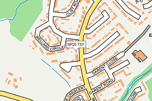 NP20 7SY map - OS OpenMap – Local (Ordnance Survey) NP20 7SY map - OS OpenMap – Local (Ordnance Survey)