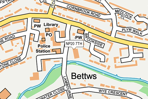 NP20 7TH map - OS OpenMap – Local (Ordnance Survey) NP20 7TH map - OS OpenMap – Local (Ordnance Survey)