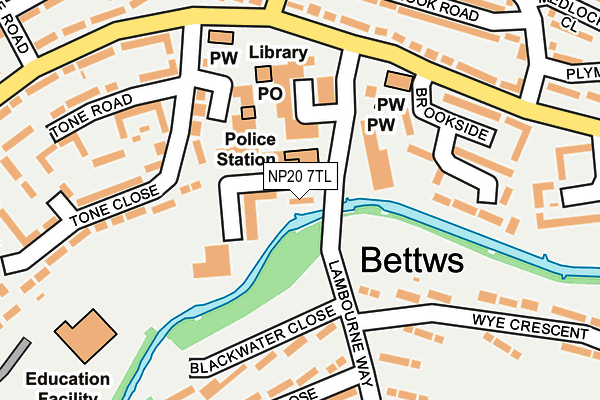 NP20 7TL map - OS OpenMap – Local (Ordnance Survey) NP20 7TL map - OS OpenMap – Local (Ordnance Survey)