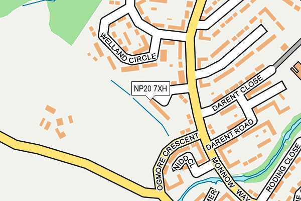 NP20 7XH map - OS OpenMap – Local (Ordnance Survey) NP20 7XH map - OS OpenMap – Local (Ordnance Survey)