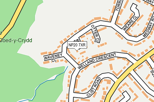 NP20 7XR map - OS OpenMap – Local (Ordnance Survey) NP20 7XR map - OS OpenMap – Local (Ordnance Survey)