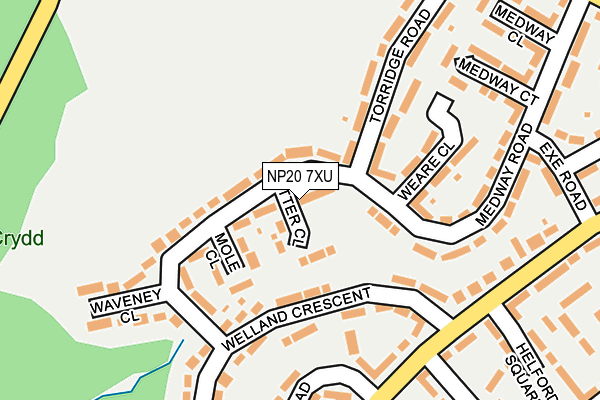 NP20 7XU map - OS OpenMap – Local (Ordnance Survey) NP20 7XU map - OS OpenMap – Local (Ordnance Survey)