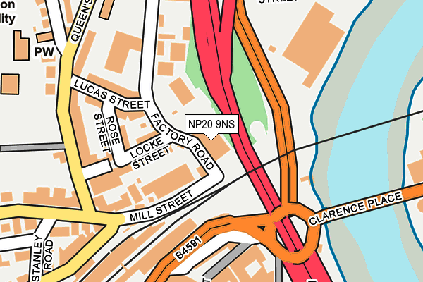 NP20 9NS map - OS OpenMap – Local (Ordnance Survey) NP20 9NS map - OS OpenMap – Local (Ordnance Survey)