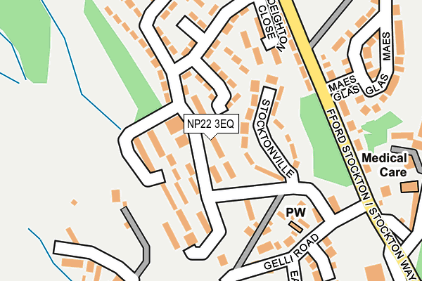 NP22 3EQ map - OS OpenMap – Local (Ordnance Survey) NP22 3EQ map - OS OpenMap – Local (Ordnance Survey)