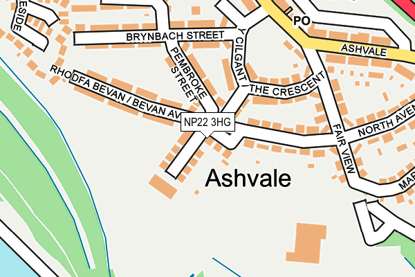 NP22 3HG map - OS OpenMap – Local (Ordnance Survey) NP22 3HG map - OS OpenMap – Local (Ordnance Survey)