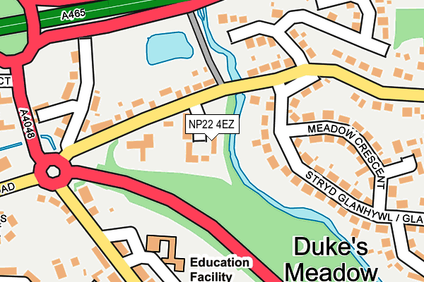 NP22 4EZ map - OS OpenMap – Local (Ordnance Survey) NP22 4EZ map - OS OpenMap – Local (Ordnance Survey)