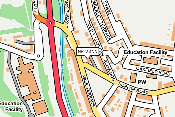 NP22 4NN map - OS OpenMap – Local (Ordnance Survey) NP22 4NN map - OS OpenMap – Local (Ordnance Survey)