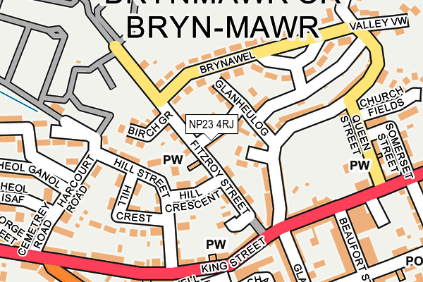 NP23 4RJ map - OS OpenMap – Local (Ordnance Survey) NP23 4RJ map - OS OpenMap – Local (Ordnance Survey)