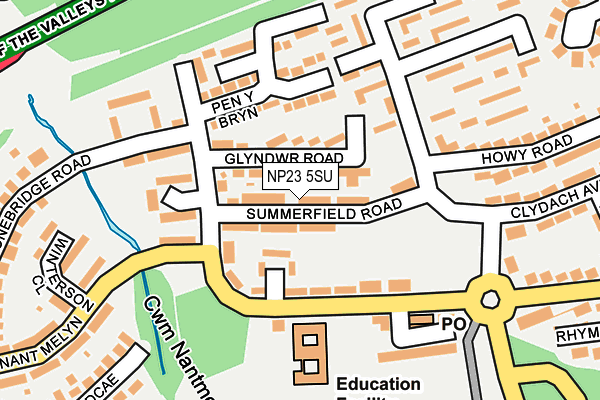 NP23 5SU map - OS OpenMap – Local (Ordnance Survey) NP23 5SU map - OS OpenMap – Local (Ordnance Survey)