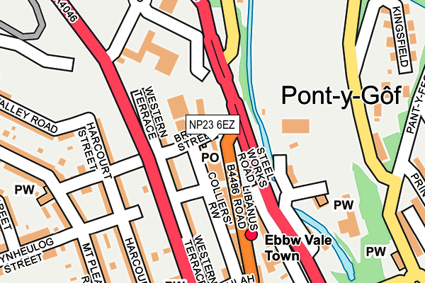NP23 6EZ map - OS OpenMap – Local (Ordnance Survey) NP23 6EZ map - OS OpenMap – Local (Ordnance Survey)