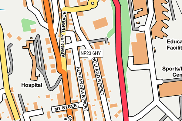 NP23 6HY map - OS OpenMap – Local (Ordnance Survey) NP23 6HY map - OS OpenMap – Local (Ordnance Survey)