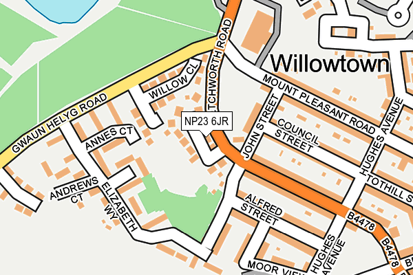 NP23 6JR map - OS OpenMap – Local (Ordnance Survey) NP23 6JR map - OS OpenMap – Local (Ordnance Survey)
