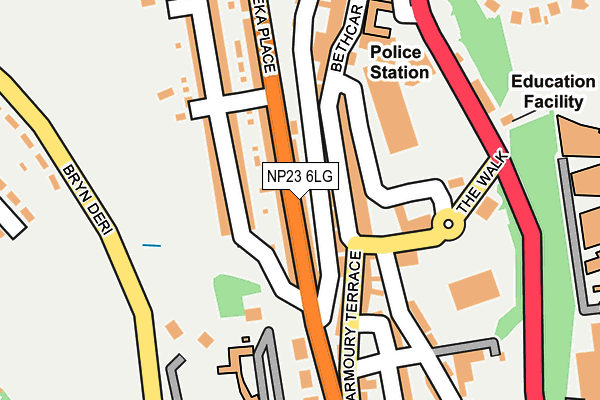 NP23 6LG map - OS OpenMap – Local (Ordnance Survey) NP23 6LG map - OS OpenMap – Local (Ordnance Survey)