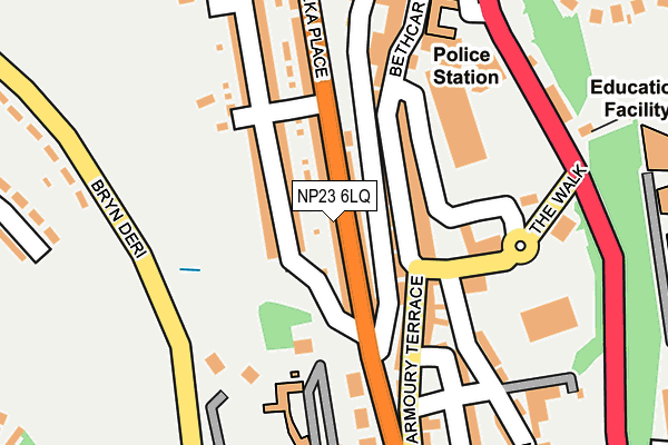 NP23 6LQ map - OS OpenMap – Local (Ordnance Survey) NP23 6LQ map - OS OpenMap – Local (Ordnance Survey)
