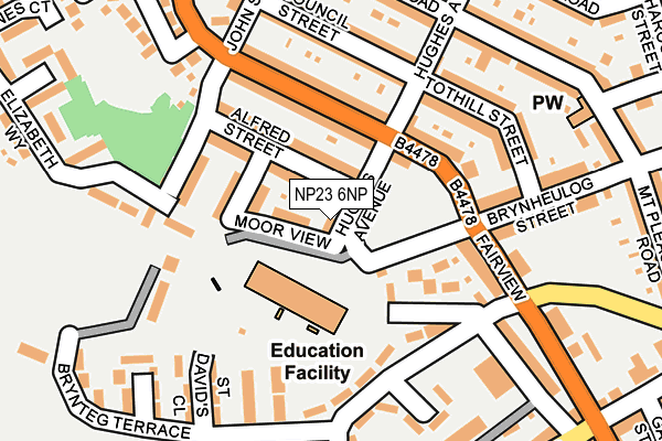NP23 6NP map - OS OpenMap – Local (Ordnance Survey) NP23 6NP map - OS OpenMap – Local (Ordnance Survey)