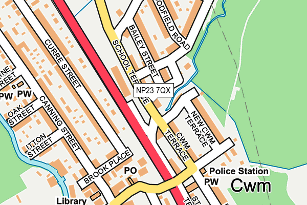 NP23 7QX map - OS OpenMap – Local (Ordnance Survey) NP23 7QX map - OS OpenMap – Local (Ordnance Survey)