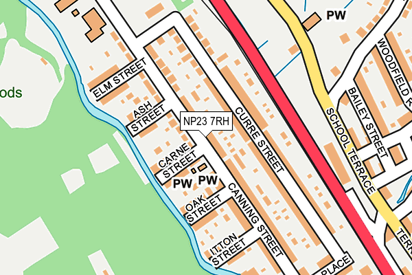 NP23 7RH map - OS OpenMap – Local (Ordnance Survey) NP23 7RH map - OS OpenMap – Local (Ordnance Survey)
